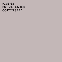 #C3B7B8 - Cotton Seed Color Image